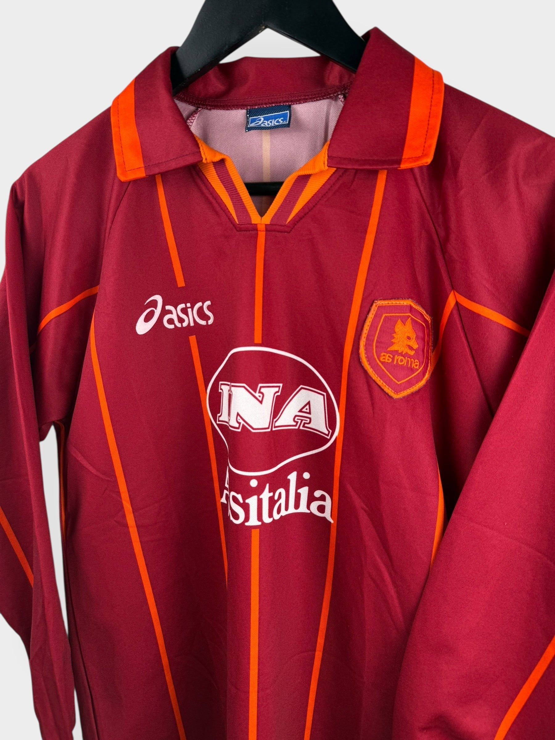 1996-97 AS ROMA HOME SHIRT LS S - Authentic Football Club